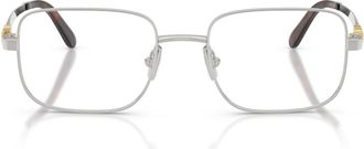 Miu Miu 0mu 51zv Rectangular Metal Frame Eyeglasses