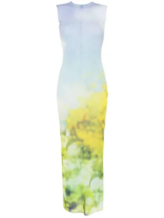 ワンピース Acne Studios DRANEE VINTAGE ROSE PRINT LONG DRESS Pink Printed Maxi Dress by Acne Studios on Sale