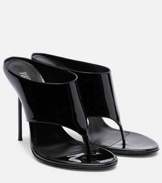 PARIS TEXAS Lidia 105 patent leather mules