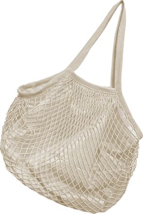 Generic Mesh Produce Bags - Net String Shopping Bags | Reusable Cotton Net Bag | Long Handle Large Capacity Shoulder Tote | Stretchable Produce Organizer Hand