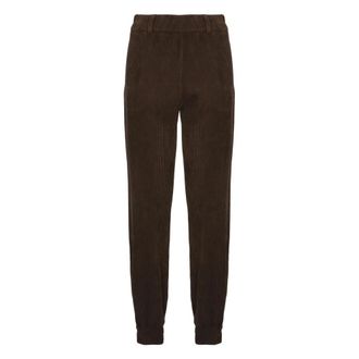 D.exterior Corduroy broek - Dames - Broeken - Bruin - Maat: XS Corduroy