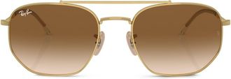 Ray-Ban square-frame sunglasses - unisex - Metal - 54 - Gold