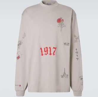 Balenciaga Printed cotton jersey T-shirt