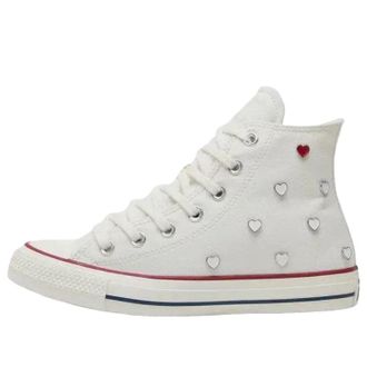 Converse (WMNS) Converse Chuck Taylor All Star Hearts Vintage White Egret A19055C