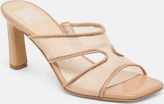 Matisse Footwear Womens Gitel Muel Sandal In Light Tan Mesh
