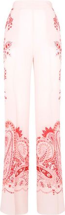 Etro Light Pink Floral Paisley Pant