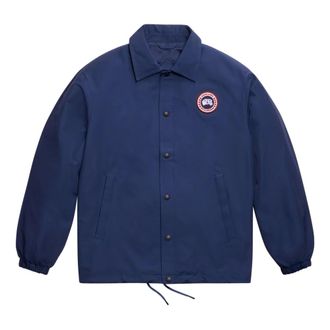 Canada Goose Light Jackets, male, Blue, Size: L Regency Jacket