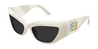 Balenciaga BB0444S 003 Womens Sunglasses White Size 60