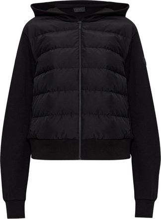 Moncler Padded Cotton Sweatshirt With Hood And Zip