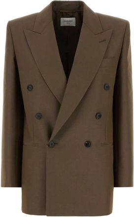 Saint Laurent Blazers - Dames - Blazers - Bruin - S - Jassen
