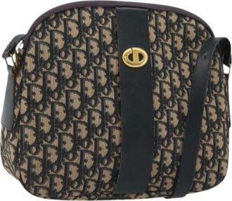 Dior Pre-owned Shoulder Bags, female, Blue, Size: ONE SIZE Pre-owned Trotter Shoulder Bag