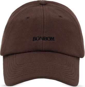 Bonbom Cappello con logo - Marrone