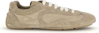 Prada Beige Lamb Ovis Aries Athletic Womens Sneakers