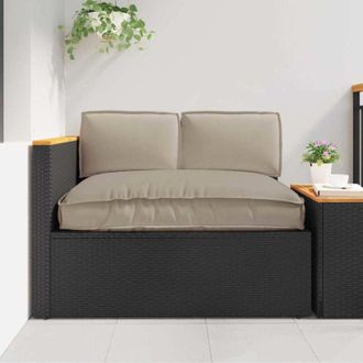 vidaXL Pallet Cushion Set 3 pcs Taupe 120 x 80 x 12 cm Oxford fabric vidaXL