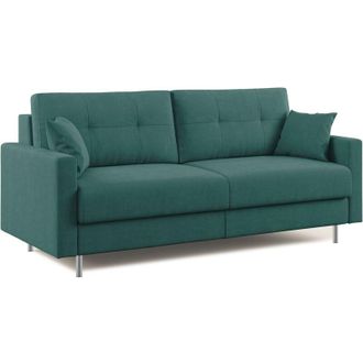 Divani.Store Megan Sof&aacute; Convertible En Microfibra Extra&iacute;ble 168 Cm (mat. 120x197) Verde