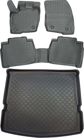 OEM Juego De Alfombrillas Para Coche Y Maletero Para Ford S-max Ii Minivan Desde Septiembre De 2015