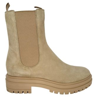 Gianvito Rossi Gianvito Rossi Chester Enkellaarsjes van beige su&egrave;de