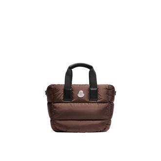 Moncler Moncler Caradoc Mini Tote Bag, Women, Brown, Size: One Size