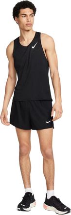 Nike Heren Aero Swift Dri-FIT Vest Top (Zwart, Wit)