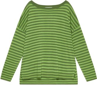 Maliparmi Rondgebreide trui - Dames - Ronde hals truien - Groen - XS - Wol - Truien & Vesten