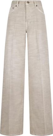 Haikure Wide Broeken - Dames - Wijde Broeken - Beige - W29 - Broeken