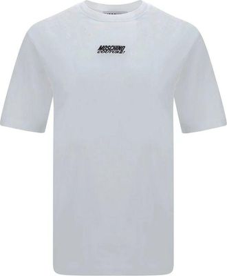 Moschino White Cotton Mens T-Shirt