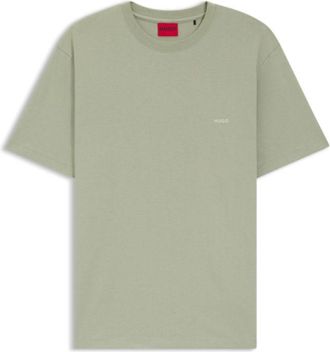 HUGO BOSS Cotton-jersey T-shirt with rear graphic