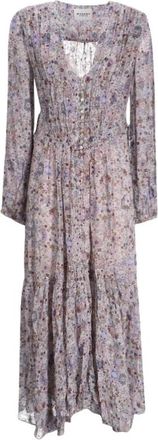 Isabel Marant Briane Dress - Dames - Maxi kleedjes - Veelkleurig - 2XS - Kleedjes