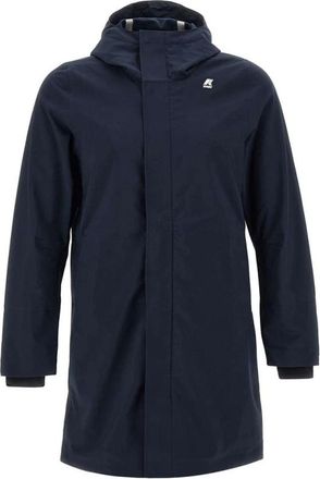 K-Way Parka - Heren - Parka Jassen - Blauw - S - Polyester - Jassen