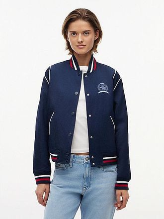Tommy Hilfiger Chaqueta universitaria con escudo bordado