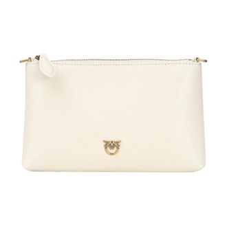 Pinko Chaqueta de cuero elegante con forro de tela - Bags - Mujer - Blanco - ONE SIZE