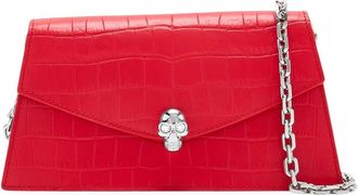 Alexander McQueen Red Skull Mini Shoulder Bag
