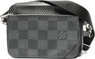 Louis Vuitton Borsa a tracolla Trio Damier Graphite 2020 - Grigio