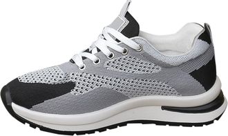 Generic Womens Orthopedic Walking Trainers Womens Wide Fit Lightweight Shoes Womens Summer New Leisure Comfortable Lightweight Mesh Breathable Sports Casual S