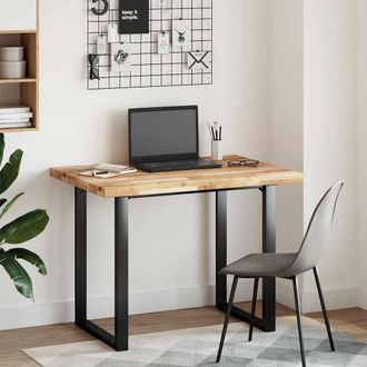 Berkfield Home Desk Top Oil Finished 120x70x4 cm Solid Wood Acacia in Brown | Size: 120 x 70 x 4 cm