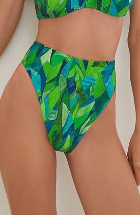 Vix Tropics Gigi High Waist Bikini Bottoms in Multi at Nordstrom Rack, Size Small