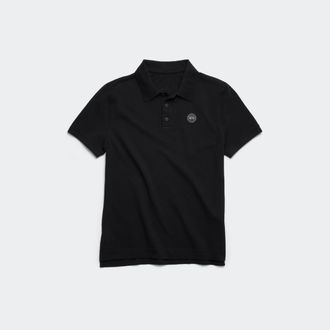 Canada Goose Polo Beckley, disque noir (Hommes, Stone Heather, TTG)