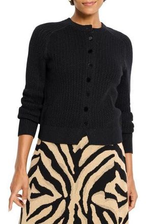 Nic+Zoe Party Cardy Sparkle Cardigan in Black Onyx at Nordstrom Rack, Size X-Large