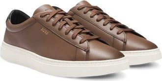 BOSS Kieran Low Top Sneaker in Medium Brown at Nordstrom, Size 11Us