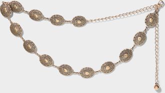 Simons Womens Floral-medallion belt