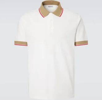 Burberry Polo Evan de algod&oacute;n