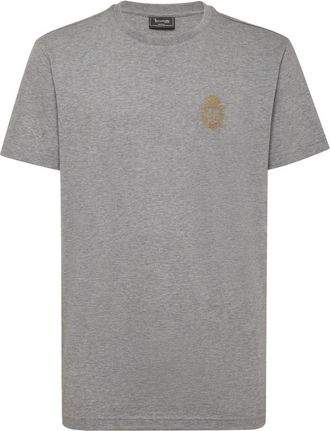 Billionaire Boys Club T-shirt Ronde Hals SS Crest - Heren - T-shirts - Grijs - S - Katoen - Tops