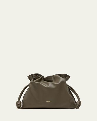 Loewe Flamenco Medium Clutch Bag in Napa Leather