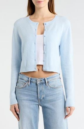 Abound Classic Crewneck Cardigan in Blue Bird at Nordstrom Rack, Size X-Small