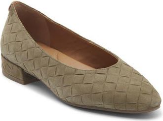 Gentle Souls Awilla Embossed Flat in Algae Suede at Nordstrom, Size 5.5