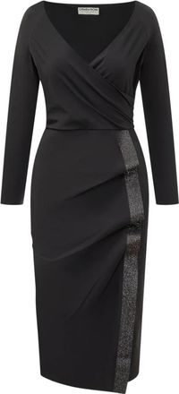 La Petite Robe Di Chiara Boni Nastina Midi Jurk - Dames - Casual kleedjes - Zwart - S - Kleedjes