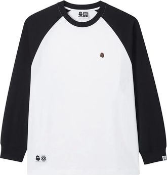 Fingercroxx T-shirt con maniche raglan - Bianco