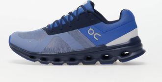 On Mens Cloudrunner Running Shoes In Shale Cobalt