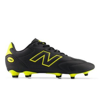 New Balance Unisex 442 Pro FG V3 en Negro/Amarillo/Rojo, Talla 42