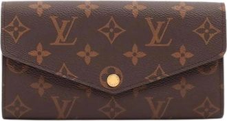 Louis Vuitton Pre-owned Wallets, female, Brown, Size: ONE SIZE Pre-owned Canvas Wallet